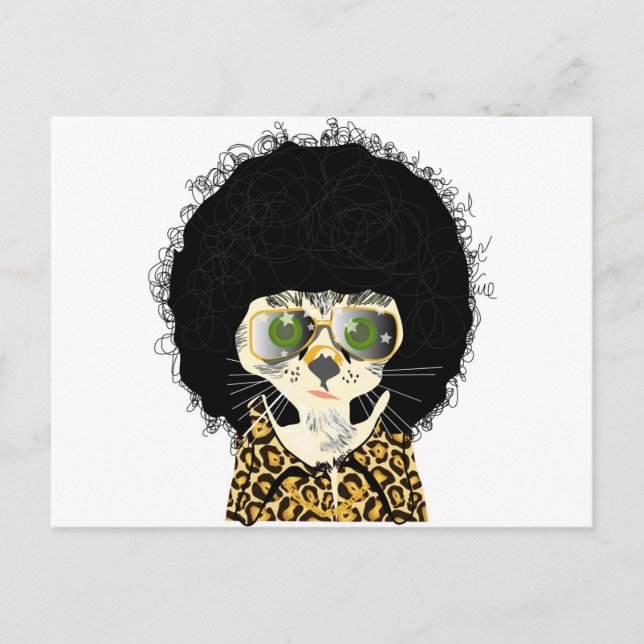 Komedy cat vykort (Framsida)