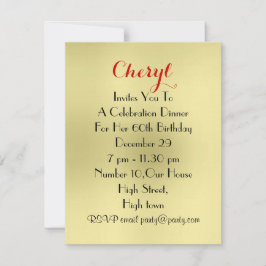 Komen äter middag med mig inställningen för inbjudningar