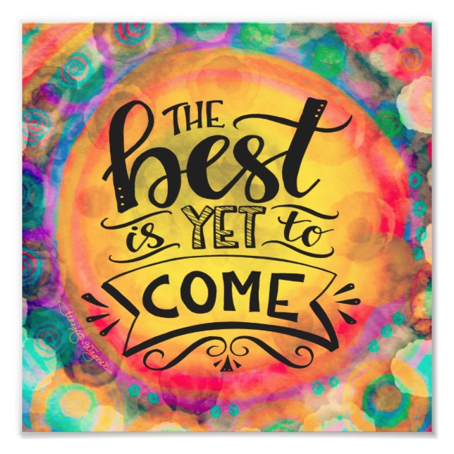 Komen har ännu inte behärskat och färgat bästa fototryck (Framsidan)