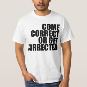 komen korrigeras eller korrigeras t-shirt