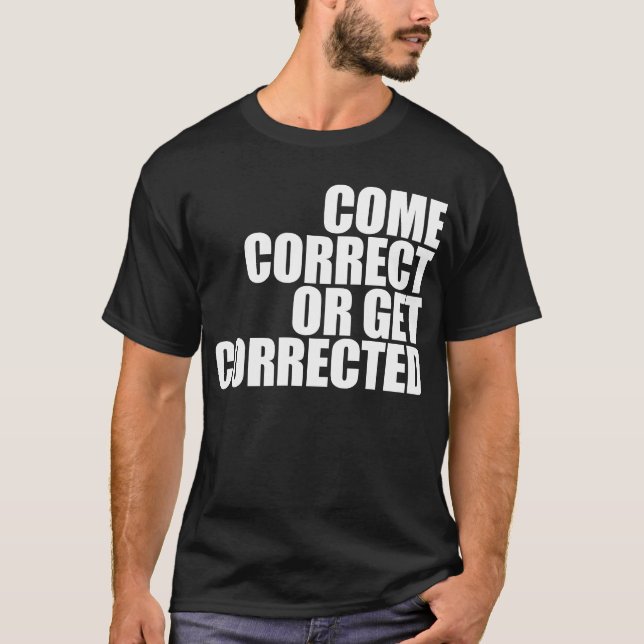 komen korrigeras eller korrigeras tee (Framsida)