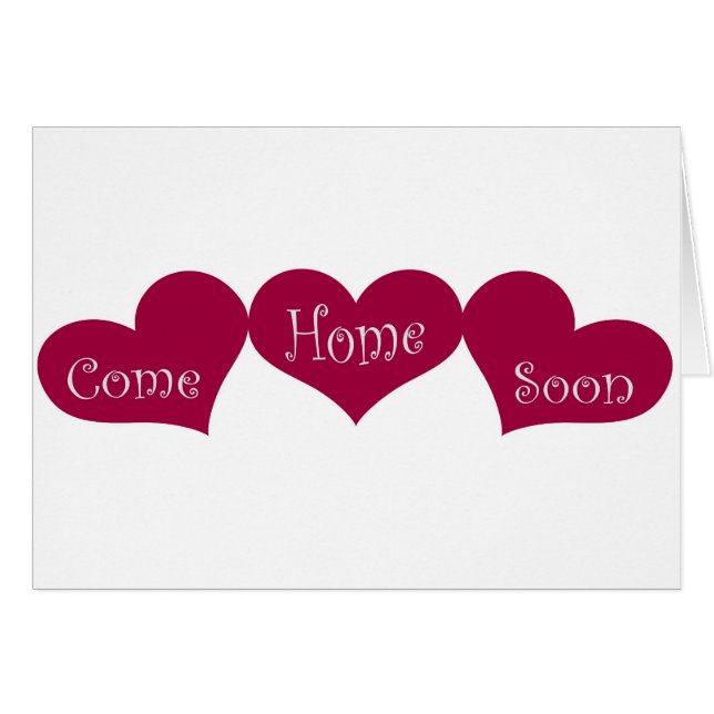 Komen returnerar snart hälsningskort (Framsidan Horizontal)