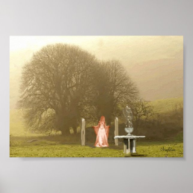 Komen träffade gudarna i Träd Poster (Framsidan)