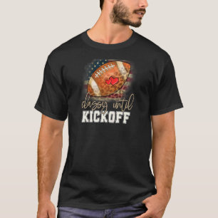 Komens Classy tills Kickoff American Football Flag T Shirt