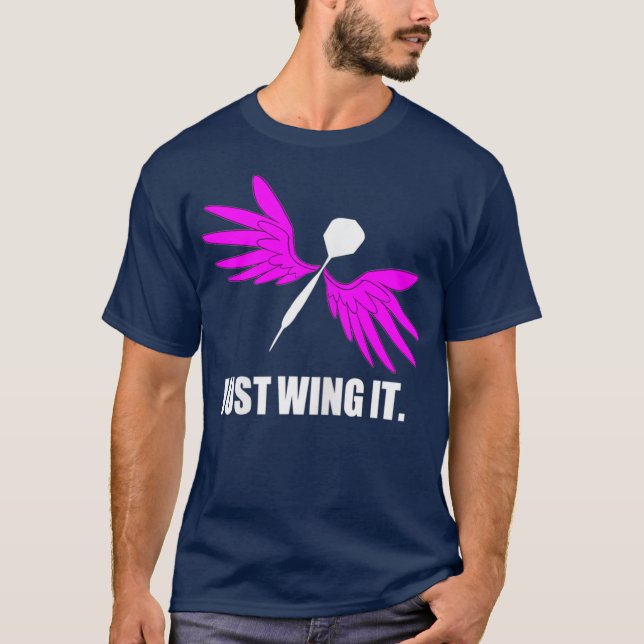 Komens från hur jag spelar Darts Teammate Dart T Shirt (Framsida)