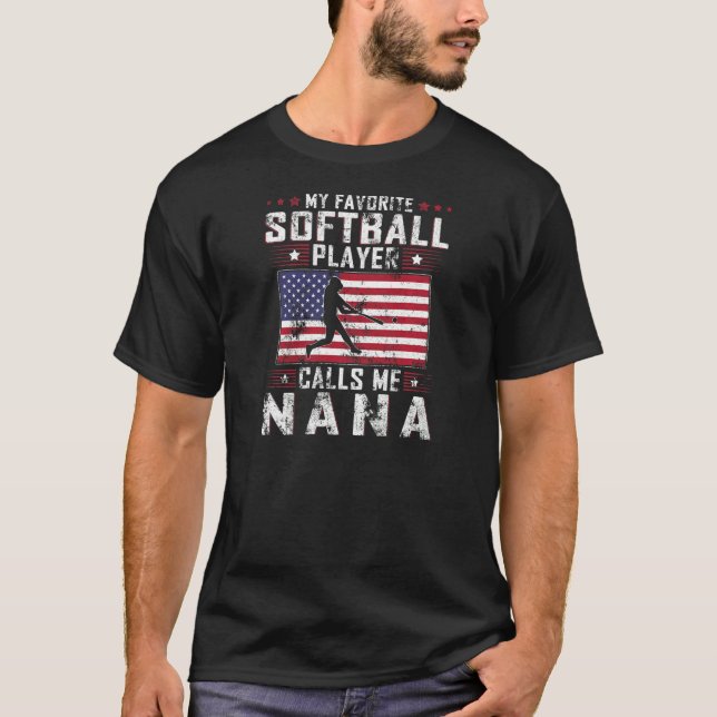 Komens Min favoritprogramspelare kallar mig Nana M T Shirt (Framsida)