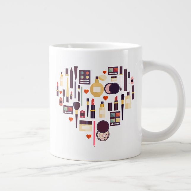 Komestikens hjärta jumbo mugg (Höger)