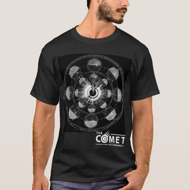 Komet är kommande t shirt (Framsida)