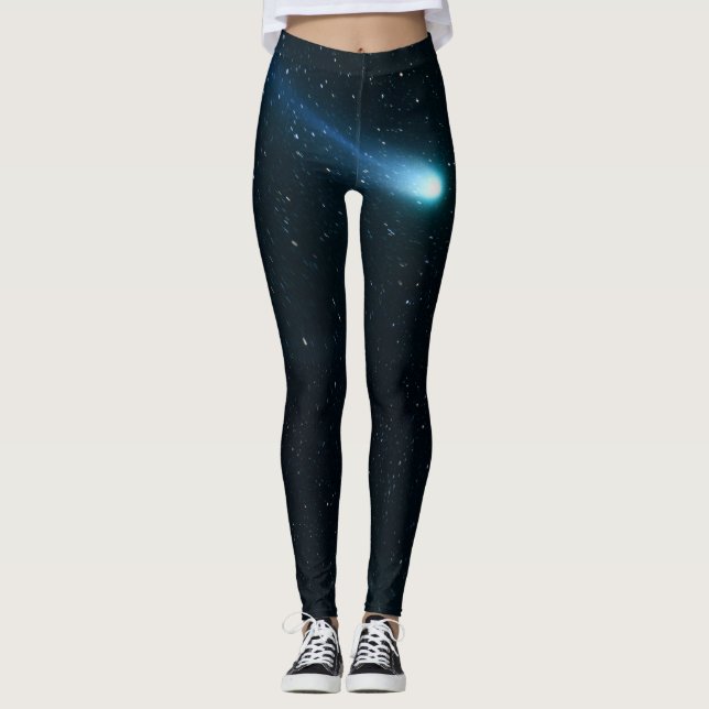 Komet i Night Himlar Leggings (Framsida)