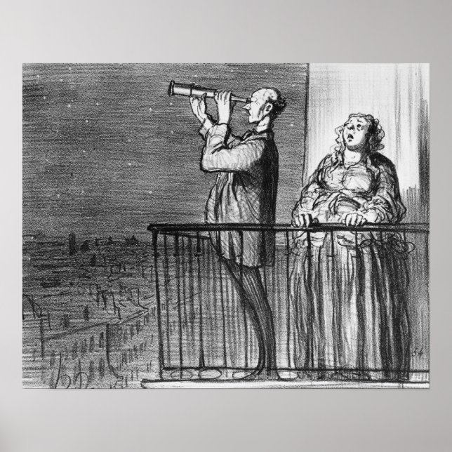 Kometen, Parisiens inkredules Poster (Framsidan)