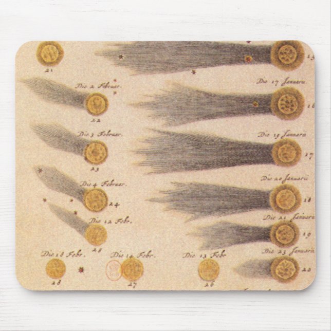 Kometer av Stanislaw Lubieniecki, Vintage astronom Musmatta (Framsidan)