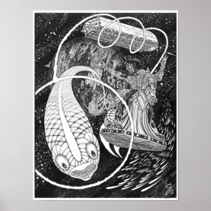 Kometpojken Poster