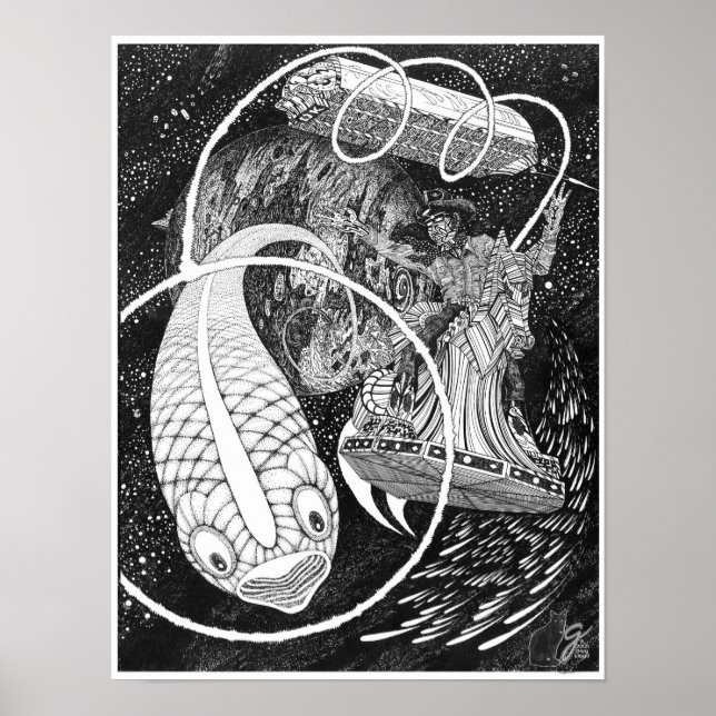 Kometpojken Poster (Framsidan)