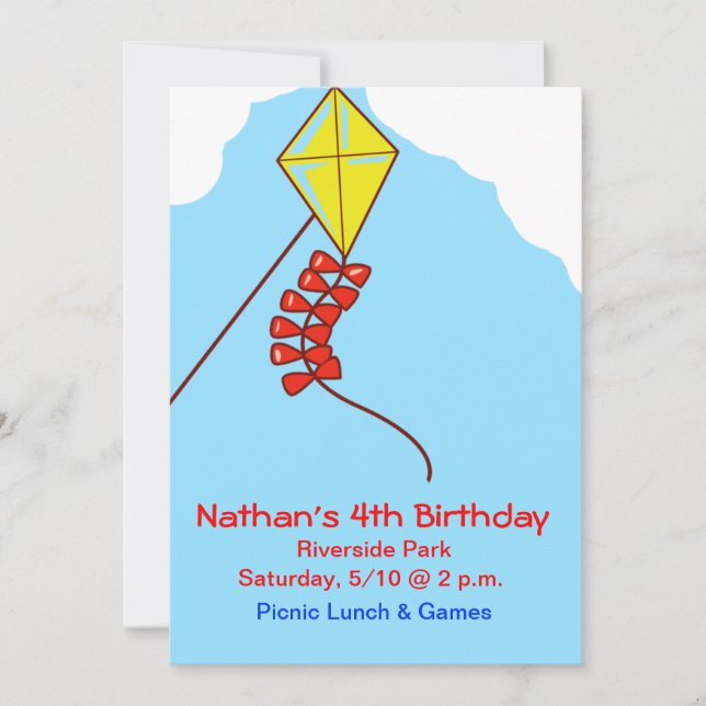 Komfluga som en drake inviterar inbjudningar (Framsida)