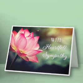 Komforcerande sympati från hjärtat kort