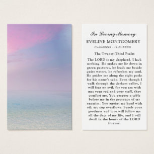 Komformarkort för flosterböner i Himlar Visitkort