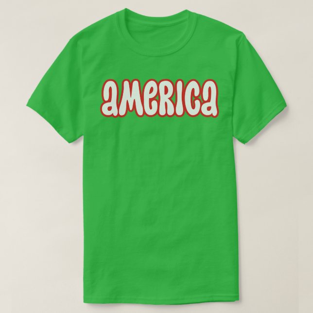 Komfort Amerika 2 T Shirt (Design framsida)