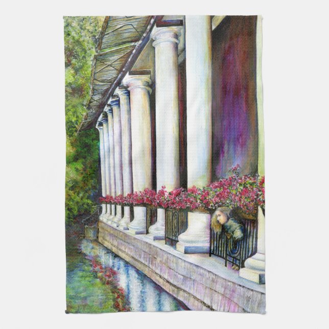 Komfort är en fiende till framsteg kökshandduk (Vertikal)