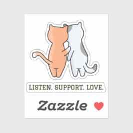 Komfort Cats | Tote Bag Klistermärken