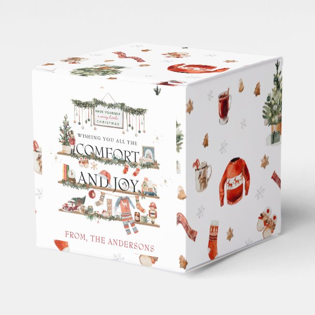 Komfort & Glädje | Glad liten jul  Presentaskar (Framsidan Sidan)