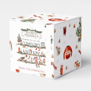 Komfort och glädje God jul Presentaskar