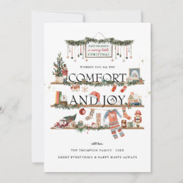 Komfort och glädje | Julfotoport, Helgdag Julkort