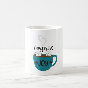 Komfort och glädje kaffemugg