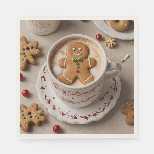 Komfort och glädje pappersservett (Framsidan)