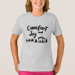 Komfort och kristet jultomativitet t shirt