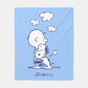 Komfort och säkerhet Charlie & Snoopy Hug Fleecefilt