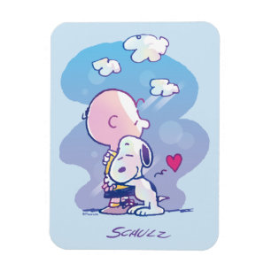 Komfort och säkerhet Charlie & Snoopy Hug Magnet