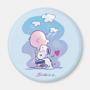 Komfort och säkerhet Charlie & Snoopy Hug Magnet