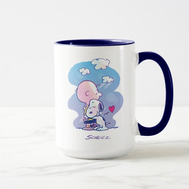 Komfort och säkerhet | Charlie & Snoopy Hug Mugg (Höger)