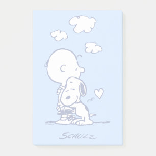 Komfort och säkerhet Charlie & Snoopy Hug Post-it Block