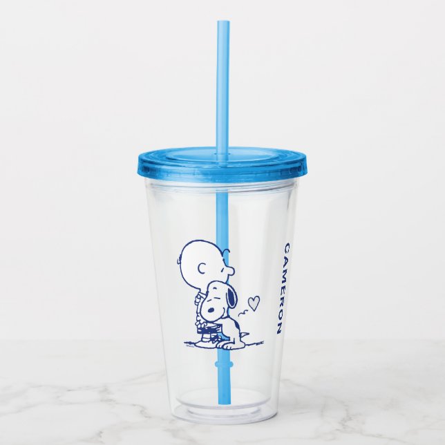 Komfort och säkerhet | Charlie & Snoopy Hug Take Away Mugg (Framsida)