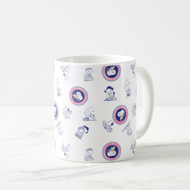 Komfort och säkerhet | Komfort och säkerhet Mönste Kaffemugg (Framsida höger)