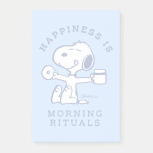 Komfort och säkerhet Lycka är God morgon Rituals Post-it Block