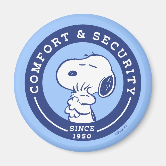 Komfort och säkerhet | Snoopy & Woodstock Hug Magnet (Framsidan)
