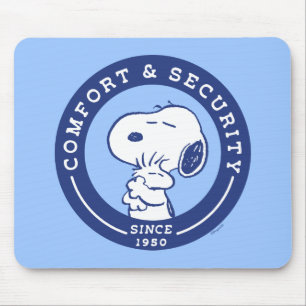 Komfort och säkerhet Snoopy & Woodstock Hug Musmatta