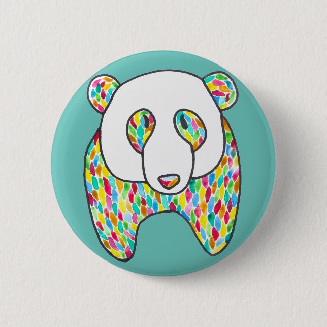 Komfort Panda av Megaflora Design-knapp Knapp (Framsida)