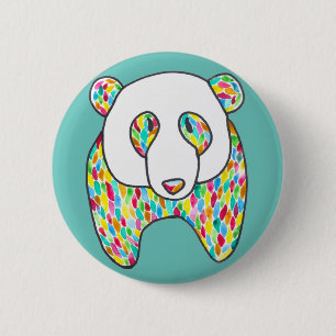 Komfort Panda av Megaflora Design-knapp Knapp