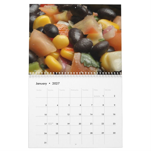 Komfortmatkalender Kalender (Jan 2027)