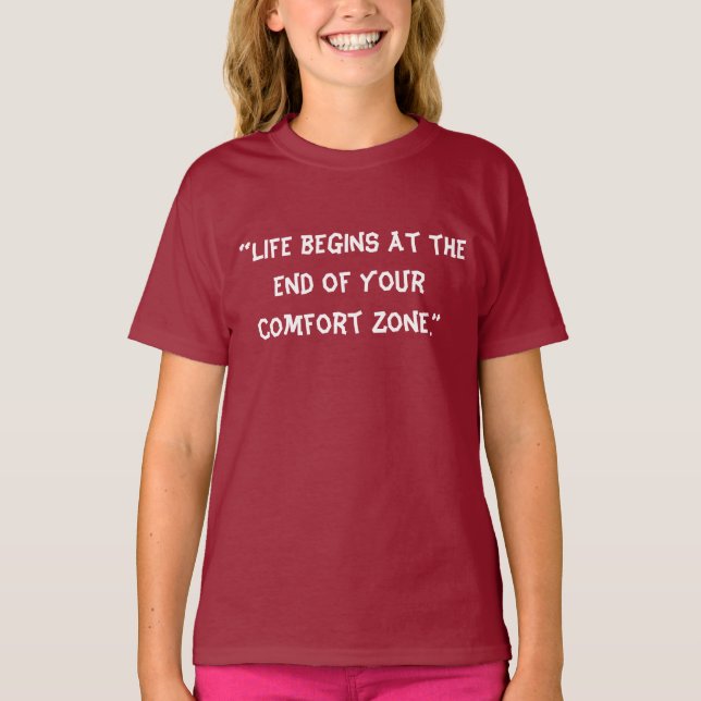 komfortzonen t shirt (Framsida)