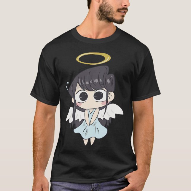 Komi Can'T Communicate Komi San Cute T Shirt (Framsida)