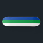 Komi Republic Flagga Mini Skateboard Bräda 18,5 Cm<br><div class="desc">Patriotic flagga of Komi Republic.</div>