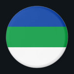 Komi Republik Flagga Magnet<br><div class="desc">Patriotiska flaggan för Komi Republiken</div>