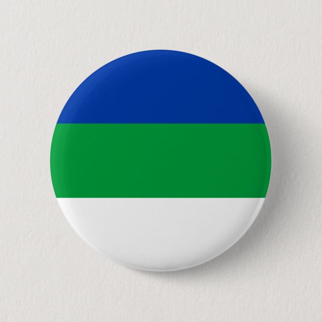 Komi Republiken Flagga Knapp (Framsida)