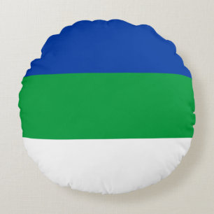 Komi Republikens flagga Rund Kudde