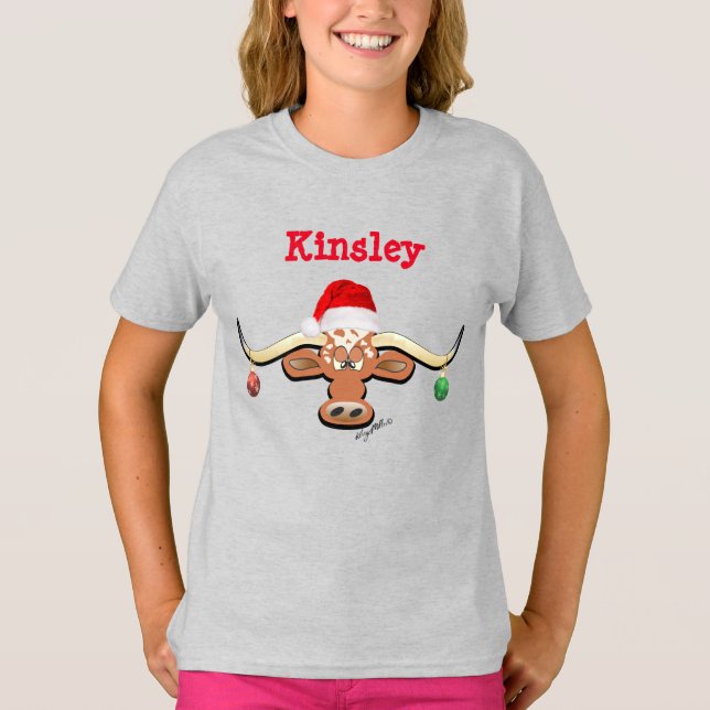 Komik - Longhorn Steer T Shirt (Framsida)