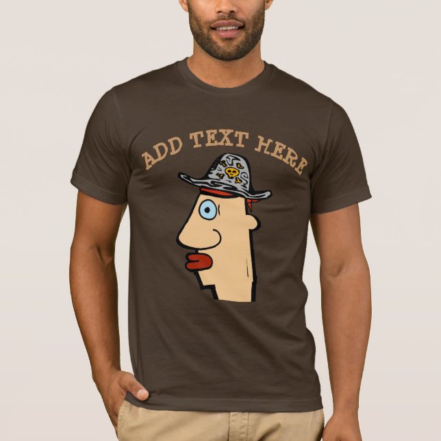 Komikchef som Pirat T Shirt (Framsida)